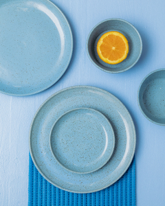 Prato de jantar de cerâmica Azul Lavanda - loja online