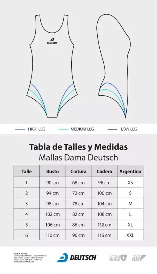 Malla mujer Argentina Deutsch Tienda LaDocta