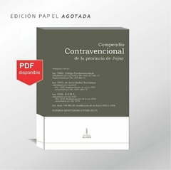 Compendio Contravencional de Jujuy - comprar online