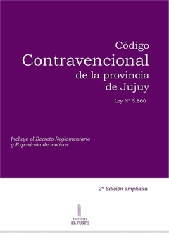 Código Contravencional de Jujuy - 2ª Edic. -
