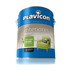 Plavicon Latex Interior Mate 1 Litro Blanco Lavable