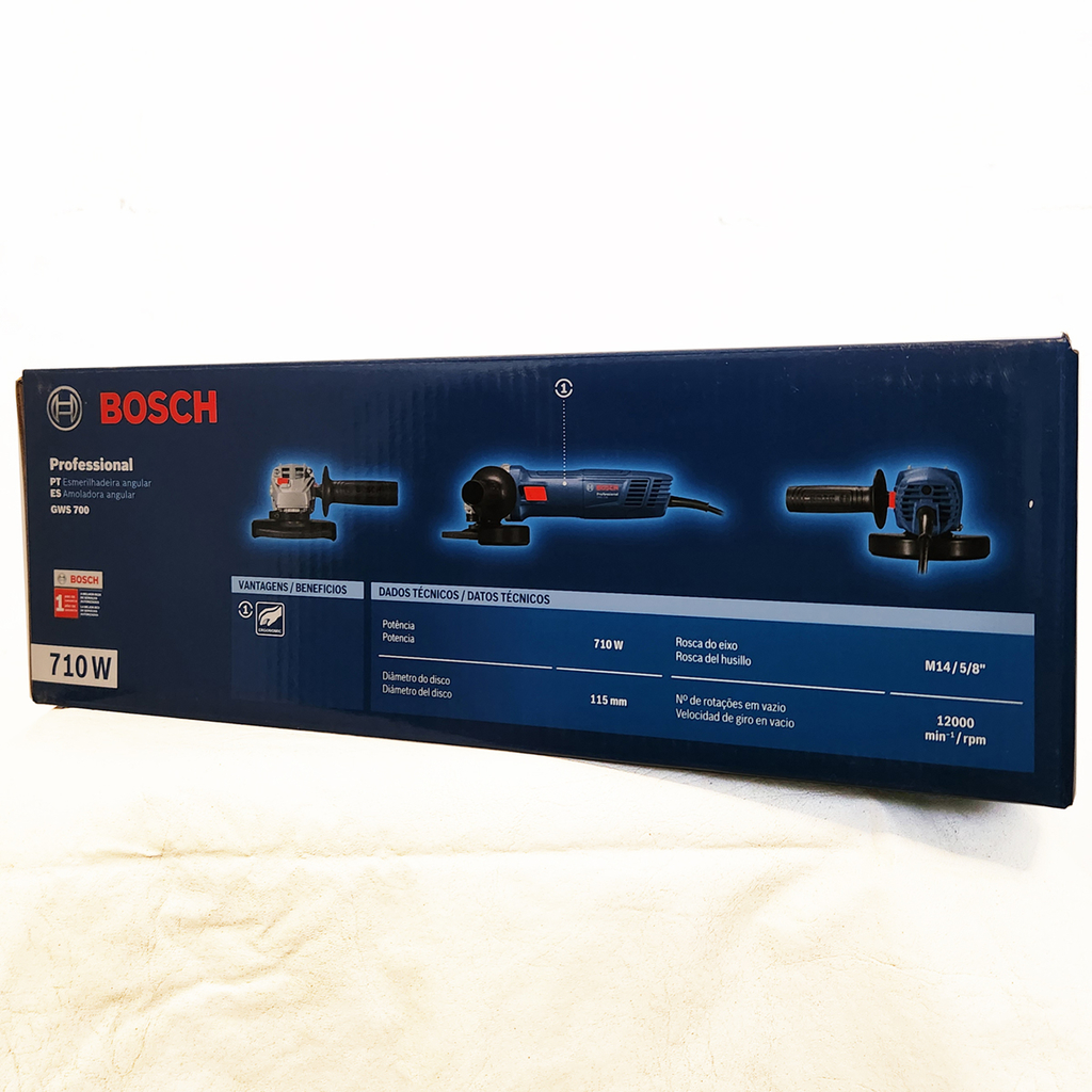 Amoladora Angular Bosch Gws 700 710w 115mm