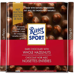 Chocolate Ritter Sport Chocolate Negro con Avellanas x 100g