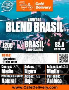 Café Blend Brasil x 1Kg en grano o molido en internet