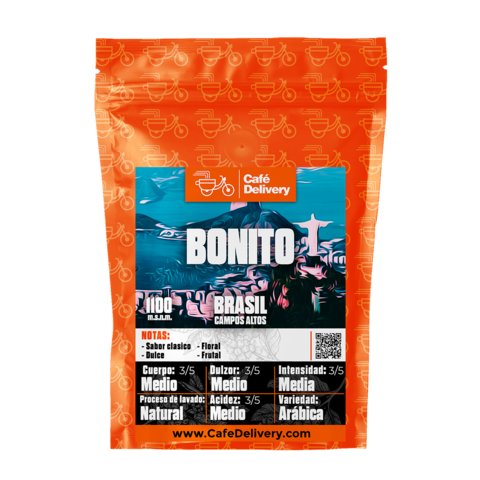 Café Brasil Blend Bonito x 1/4Kg en grano o molido