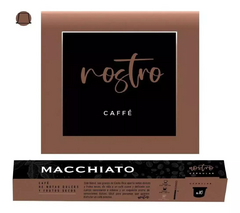 Café en capsulas Macchiato Nostro Compatible Nespresso x10und.