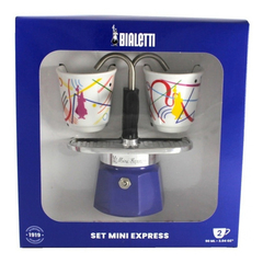 Cafetera Bialetti Set mini Kandinsky - Azul