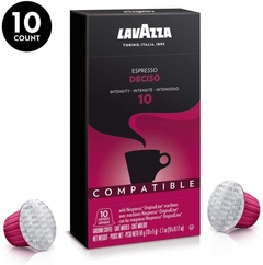 Café en capsulas Deciso Lavazza Compatible Nespresso X 10 Unidades
