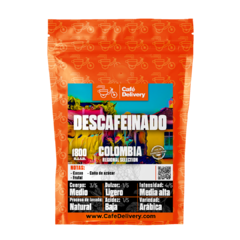 Café Colombia Excelso Descafeinado x 1/4kg en grano o molido