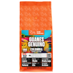 Café Colombia Guanes Genuino x 1Kg en grano o molido