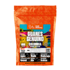 Café Colombia Guanes Genuino x 1/4Kg en grano o molido