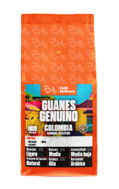 Café Colombia Guanes Genuino x 1/2 Kg en grano o molido