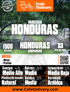 Café de Honduras x 1/2 Kg en grano o molido - comprar online