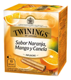 Té Twinings Naranaja, Mango y Canela en Saquitos x10