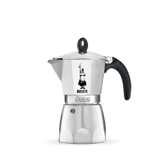 Cafetera Bialetti Modelo Dama Plateada 2 Tazas