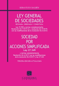 Ley General de Sociedades y Sociedad Simplificada por Acciones