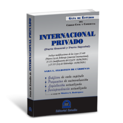 GUÍA DE ESTUDIO: Internacional Privado