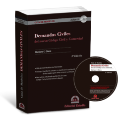 Guía de Modelos de Demandas Civiles del Nuevo Código Civil y Comercial (con CD-ROM)