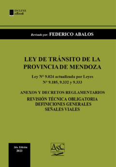 Ley de Tránsito de la Provincia de Mendoza - Abalos Federico - comprar online