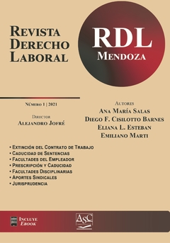 Revista de Derecho Laboral - Número 1 | 2021 (Papel + eBook) - comprar online