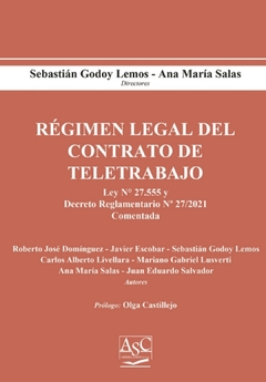 Régimen legal del contrato de teletrabajo