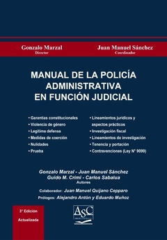 Manual de la Policía Administrativa en Función Judicial