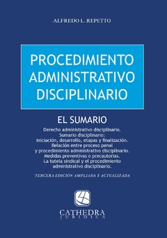 Procedimiento administrativo disciplinario: el sumario