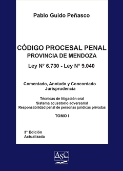 Código Procesal Penal de la Provincia de Mendoza Comentado - 2 TOMOS (tapa blanda) - comprar online