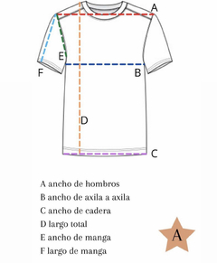 Remera Roma (bocas, flores y limones)