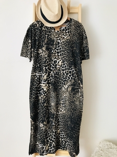 Vestido Aurora (print oscuro) - comprar online