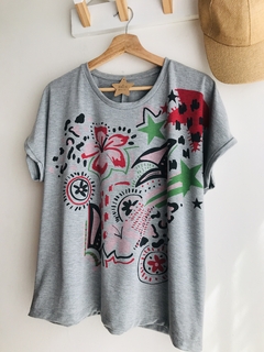 Remera Kenzo (spring gris)