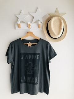 Remera J´Adore (gris topo) - comprar online