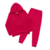 CONJUNTO INFANTIL MOLETOM MINIMALISTA VERMELHO