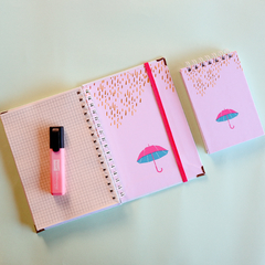 kit caderno e bloco