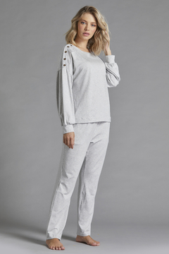 Pijama Longo Manga Ampla Mescla (281.01) - comprar online