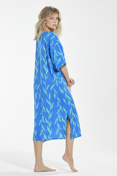 Kaftan Midi Azul Mediterrâneo (319.01) - comprar online