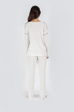 Pijama Soft Touch Off White - comprar online