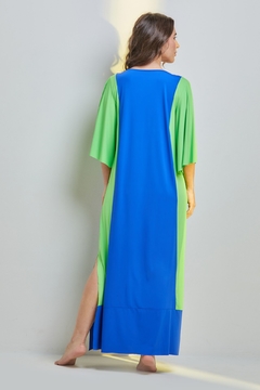 Kaftan Longo Bicolor Fluity Selva Neon (378.02) - comprar online