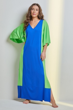 Kaftan Longo Bicolor Fluity Selva Neon (378.02)