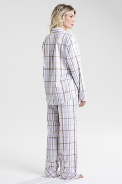 Pijama Abotoado Flanela Xadrez (399.01) na internet