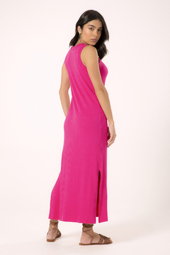 Vestido Regata Canelado Pitaya (2047) - comprar online