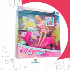 Kiara y su moto Poppi doll - comprar online