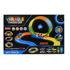 Pista Flexible 116 Pcs Con 1 Auto Luminoso