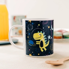 Taza chicos dino espacio