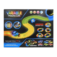 Pista Flexible 181 Pcs Con 1 Auto Luminoso