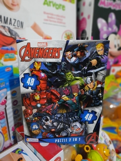 Rompecabeza puzzle Avengers 48 pz x2
