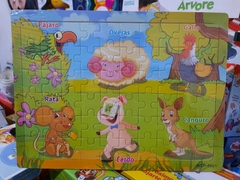 Rompecabeza puzzle animalitos con nombre