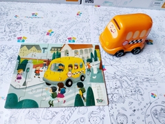 Puzzle rompecabeza bus escolar 24 pz - Mi Jugueteria - Tienda Online