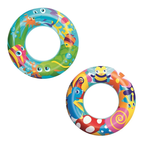 Salvavidas Inflable Aventuras del mar 56 cm Bestway 36013