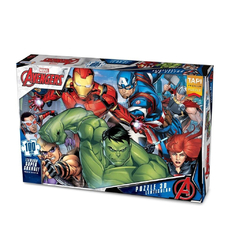 Rompecabeza Puzzle 3d Lenticular Marvel Avengers Tapimovil 100 Pz